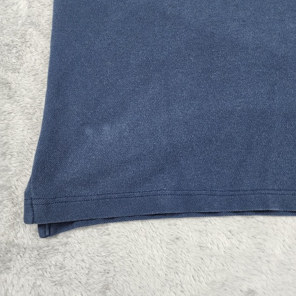 VINTAGE Harley-Davidson Polo Shirt Mens Large Blue Red Biker Made in USA 90s - Picture 5 of 14